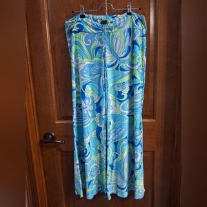 Bisou Bisou Y2K Blue and Green Pants